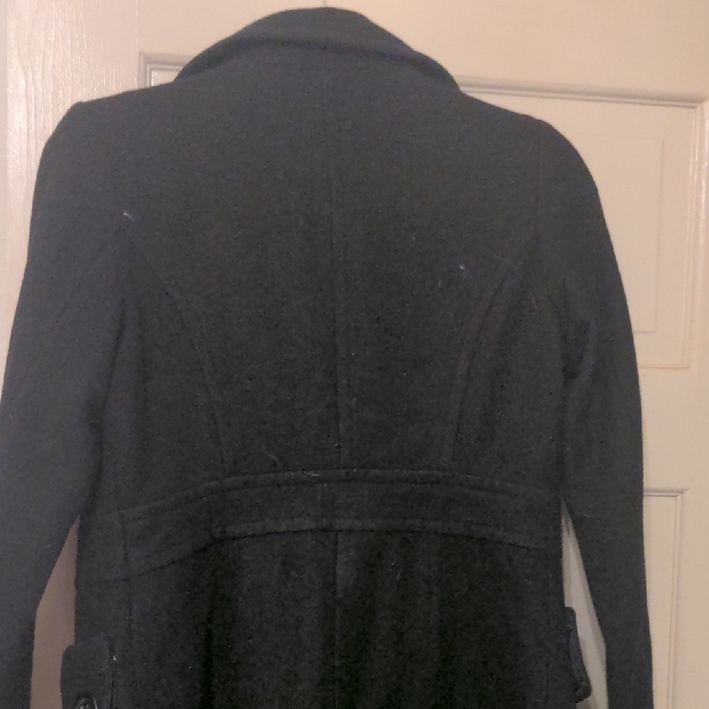Elegant Black Women's Coat - Picture 6 of 8
